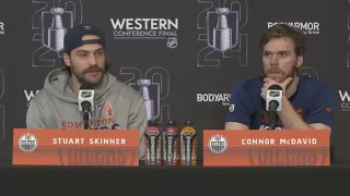 Skinner & McDavid speak to the confidence of the Oilers heading into Game 4 / 29.05.2024