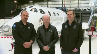 Virgin Galactic's astronauts after a successful flight to the edge of space
