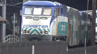 Coaster Train 684 Cabcar 2310 To Santa Fe Depot