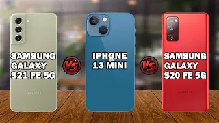 Samsung Galaxy S21 FE vs Iphone 13 Mini vs Samsung Galaxy S20 FE