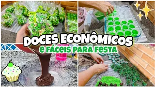 VLOG: FAZENDO OS DOCES DA FESTA: BRIGADEIRO, PIPOCA COLORIDA E MAIS 😍😍