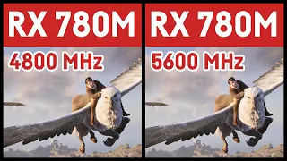 RX 780M 4800 MHz vs. 5600 MHz (AMD RDNA3 APU)