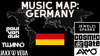 THE MUSIC MAP - GERMAN EDM DANCE MIX
