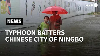 Typhoon In-Fa inundates coastal Chinese city | AFP