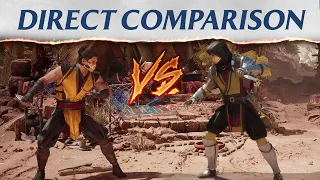 MK1 vs MK11 Direct Character Comparison – Mortal Kombat