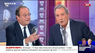 Face à Jean-Jacques Bourdin ce jeudi 21 octobre : François Hollande