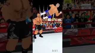 Cody Rhodes Gives Running Drop Kick To Brock Lesnar Wr3d 2k23 #wr3d2k23