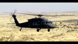 UH-60 Black Hawk helicopter engine - moving sound effect