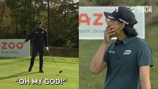 Min Woo Lee Makes ASTONISHING Birdie! | 2023 Cazoo Open de France