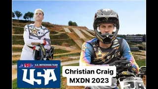 Christian Craig 2023 Motocross Des Nations