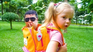 Funny Compilation videos for kids about Nastya and her papa Pretend play