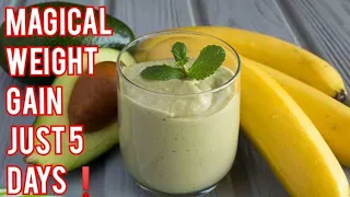 NO FAIL RECIPE! 1 Minute Magical Weight Gain Smoothie| Results in Less Than a Week.