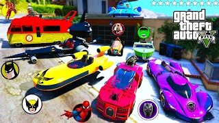 Stealing Rare SUPERHERO CARS In GTA 5 RP.. (Real Life Cars #179)