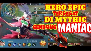 ZILONG MANIAC DI MYTHIC RANK vs PAQUITO EXP LANE #mlbb