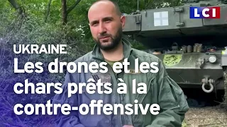 En Ukraine, les drones et les chars léopard prêts à la contre-offensive