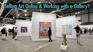 SELLING ART ONLINE vs. WORKING WITH A GALLERY | VLOG