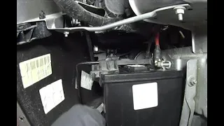 Where is the Battery in a Chrysler 200? (2010-2014)