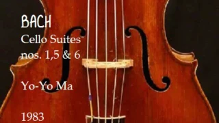 Bach Cello Suites nos 1,5 & 6 Yo Yo Ma 1983