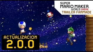 Multijugador Local | Trailer Super Mario Maker World Engine 2.0.0 (Fanmade)