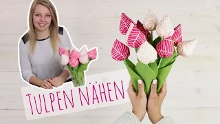 Stofftulpen nähen / Last Minute Geschenk selber machen – DIY Eule