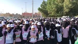 Первый в саудовской Аравии женский марафон
