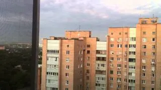 Истребитель в небе. Луганск(Lugansk) 02.06.2014