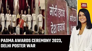 Watch: President Droupadi Murmu Presents Padma Awards | Big War On Mystery Anti-Modi Posters