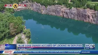 Blue Cove owner accused of locking-in deputies
