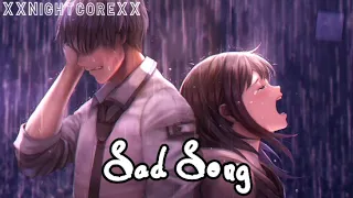 {Nightcore} - Sad Song // Switching vocals //