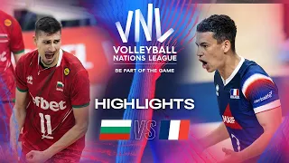 🇧🇬 BUL vs. 🇫🇷 FRA - Highlights | Men's VNL 2024