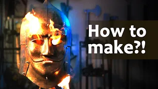 How to make cuman helmet. DIY Forging armor