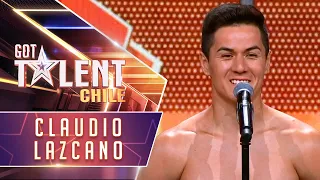 Claudio Lazcano – “Hombre bandera” | Audiciones | Got Talent Chile 2024