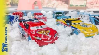 Disney Pixar Cars Diecast Toys Part 18 ICE Racers Mcqueen New カーズ 2016