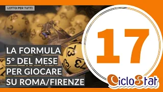 LOTTO X TUTTI: GIOCARE CON LA FORMULA 5°DEL MESE