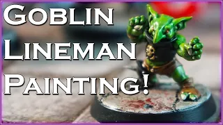 How to QUICKLY Paint Blood Bowl Goblins (& bases!)