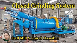 Closed Circuit Grinding System ball mill for gold mining