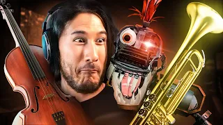 "Markiplier laughs at Monty" but I composed the film music
