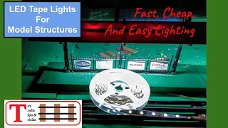 How To Use LED Tape Lights For Model Structures