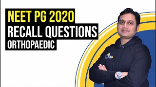 Ortho NEET PG 2020 | Recall Questions by Dr. Sushil Vijay | Dr. Bhatia videos | DBMCI |