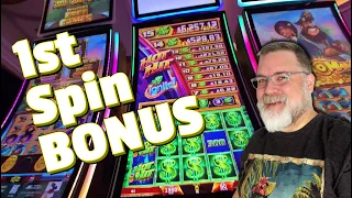 BONUS ON FIRST SPIN — Hot Hit Ignite slot machine at Palazzo Las Vegas