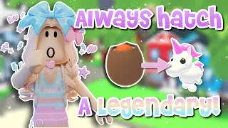 The *SECRET* To Hatching a *LEGENDARY* From a Cracked Egg!🤫🤩 (Adopt Me)