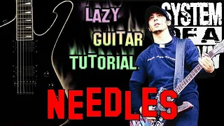 Lazy 'Needles' guitar tutorial [System of a Down]