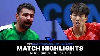 Noshad Alamiyan vs Liang Yanning | MS R64 | WTT Star Contender Ljubljana 2023