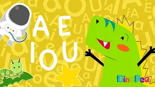 A E I O U | Las vocales | Vocabulario para niños | 🦖 DinoPeq