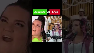 #0001_W0M - Netta Toy Acapella Vs Live #shorts