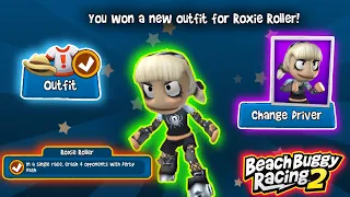 Crash 4 opponents with derby Dash | Unlocked Roxie Outfit | Beach Buggy Racing 2 🏖🏁 | BB Racing 2