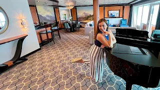 Staying in the LARGEST SUITE Onboard Royal Caribbean's Liberty of the Seas - Royal Suite Cruise Vlog