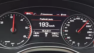 Audi A6 C7 2016 2.0TDI 190KM 0-235km/h German Autobahn