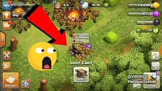 how to get mega loot cart in coc  || dead base || rush fix