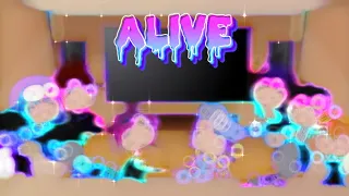 Rainimator Characters react to Alive (Rainimator Vs Jeffvix) by SashaMT Animations Part1